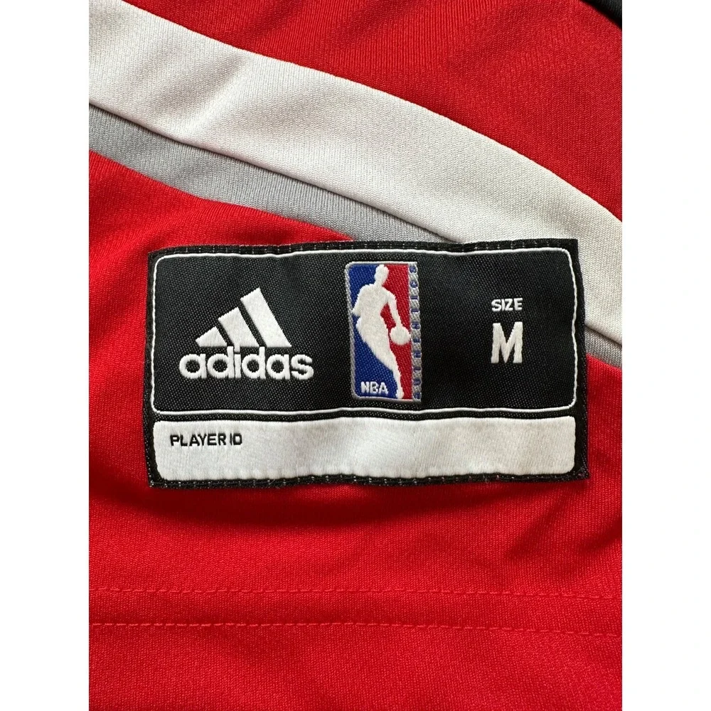 RIP CITY ADIDAS NBA Portland Trail Blazers Lillard Red Jersey Tank Mens Medium